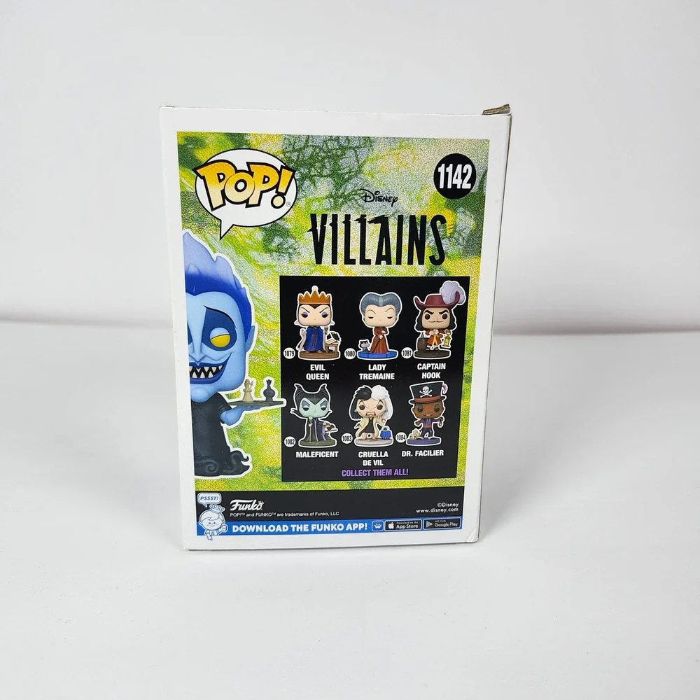Funko Pop‎ Disney Villains Hades with Chess Board 1142 Target Exclusive Vinyl